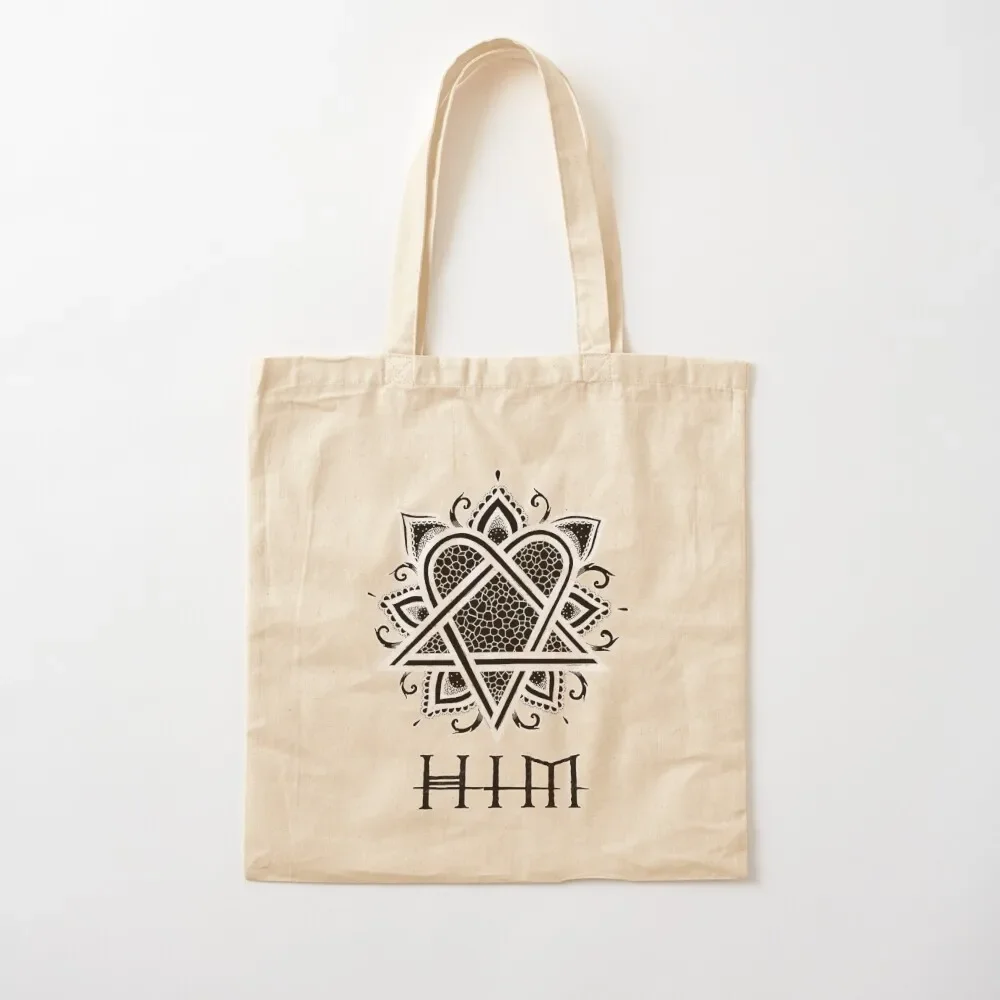 

Vintage Him Ville Valo Band For Movie Fans Tote Bag Cloth bags Canvas Portable shopping bag Tote Bag