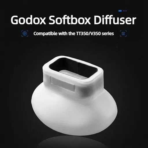Silicone Flash Soft Cover Suitable for Godox TT350/V350 to Eliminate Hard Shadows Portable Photography Flash Fill Light