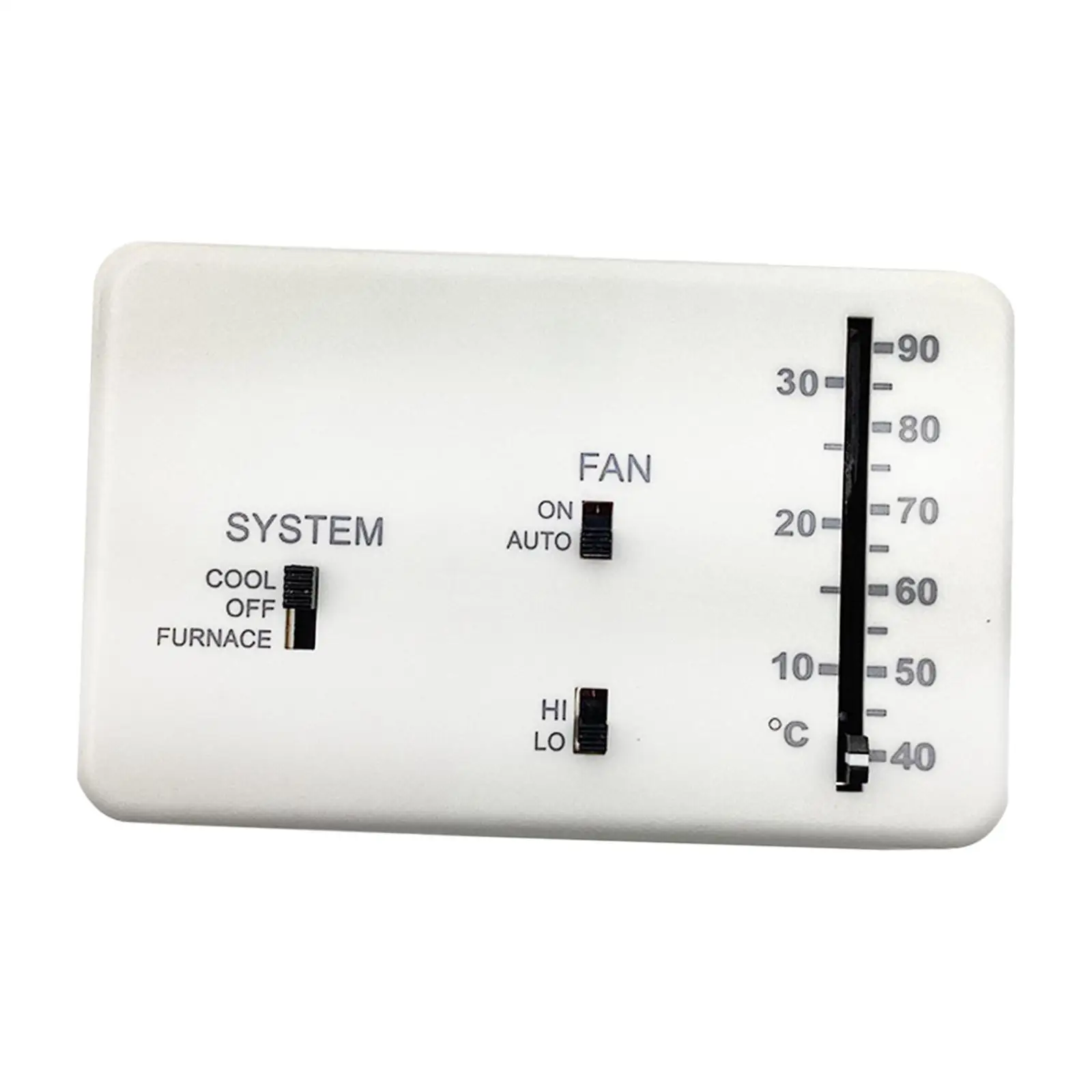 

RV Thermostat Replacement white Solid Shell Cool Only/furnace for Dometic 3106995.032 Easy Installation Durable