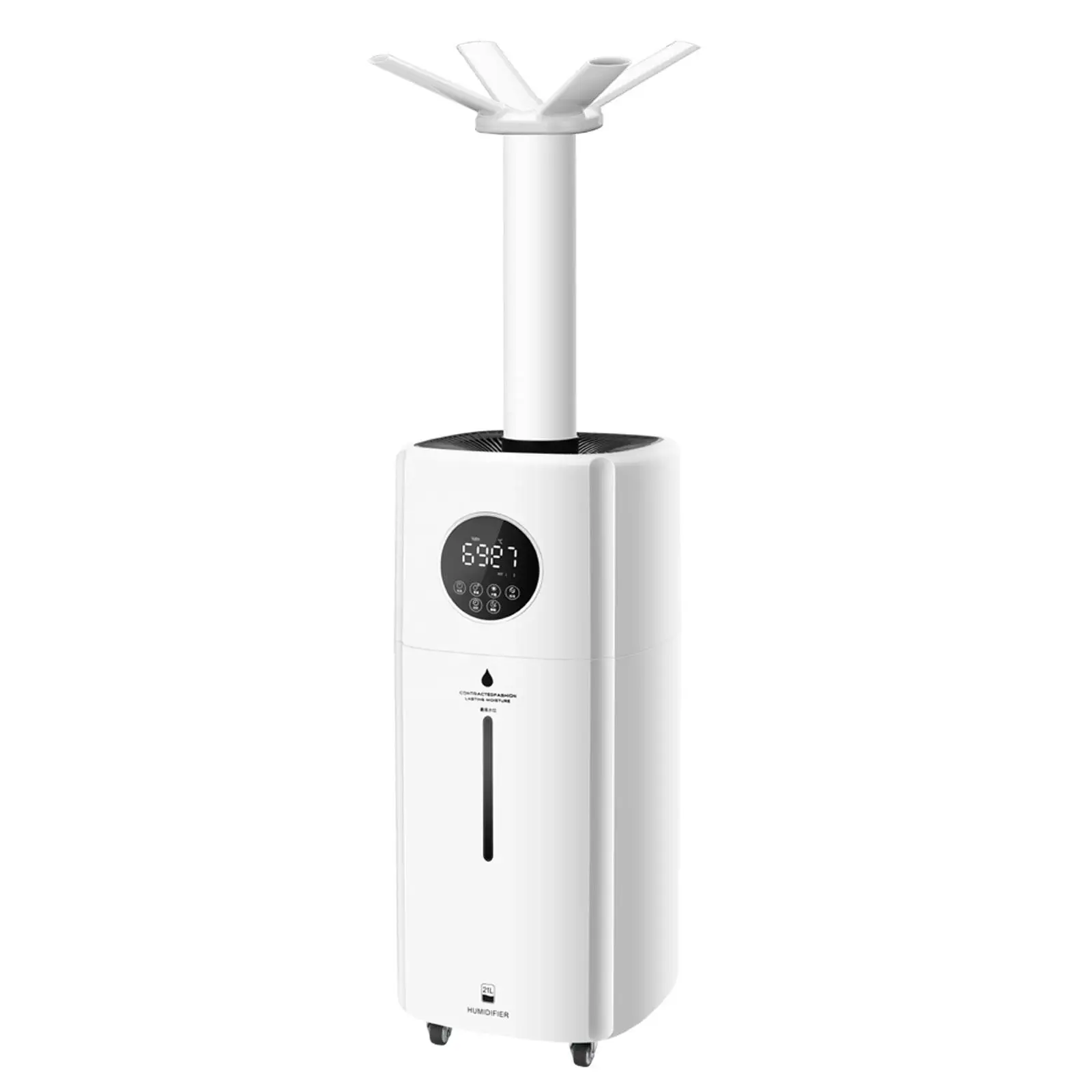 Hot Sale 21L Professional Industrial Ultrasonic Humidifier Plastic 3 Mist Modes Remote Control Low Noise for Hotel Household