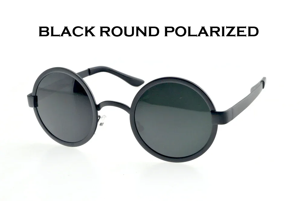 Polarized Sunglasses Rushed Claravida Round Men Classical Style Polarized Uv400 Sunglasses Sun Glasses Myopia Available