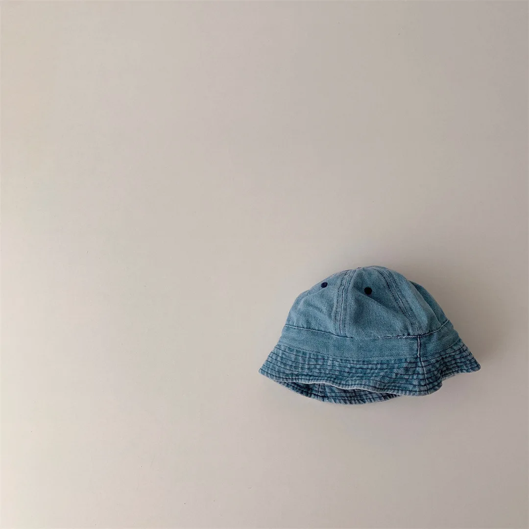 2024 neue faltbare Fischer hut gewaschen Denim Eimer Hüte Unisex Mode Bob Kappen Hip Hop Gorros Männer Frauen Panama Eimer Kappe