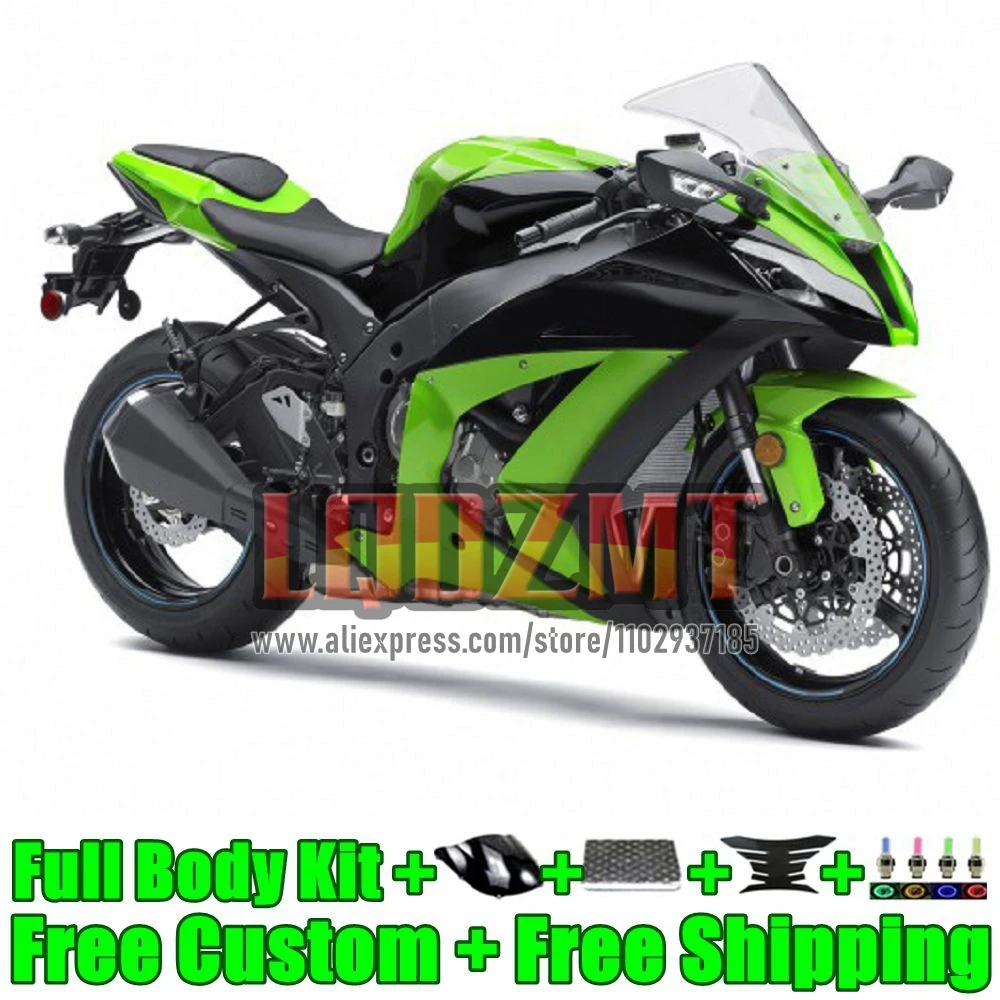 Injection Fairing For KAWASAKI NINJA ZX 10R 1000 52No.5 green stock ZX10R 2011 2012 2013 2014 2015 ZX-10R 11 12 13 14 15 Frame