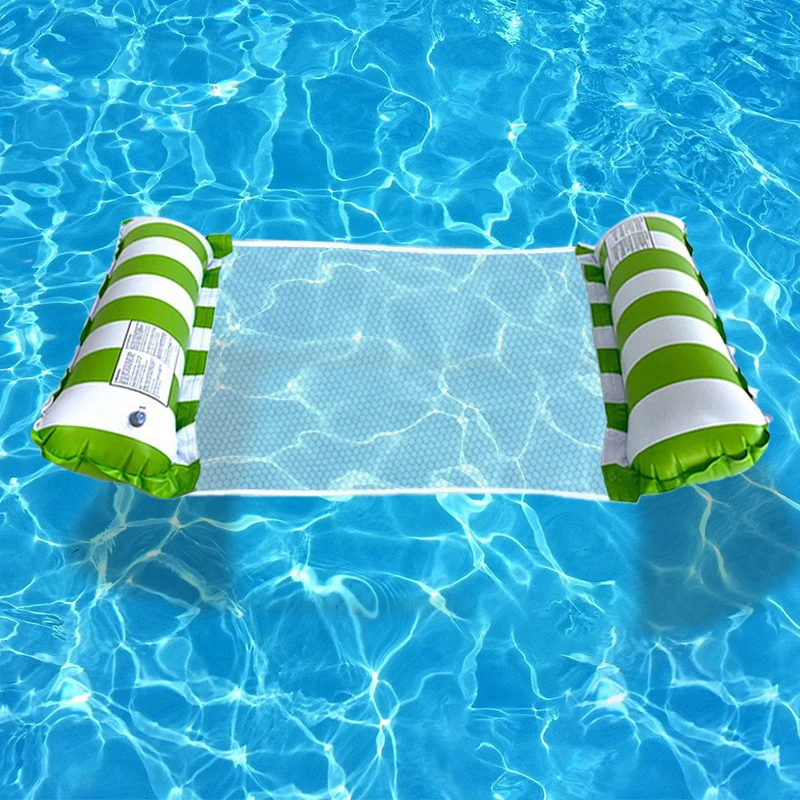 Picture 4: Inflatable Floating Bed ﻿Pool Float Water Hammock Foldable Lounge Chair For Swimming Pool Portable Parties Beach Leisure