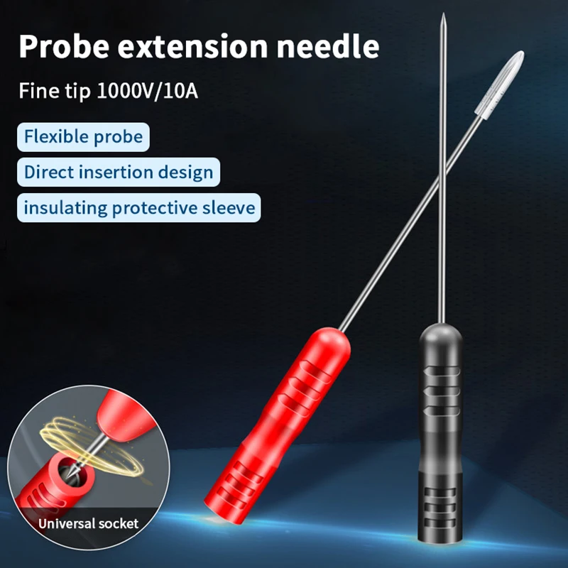 PT2003 Universal Test lead Extension Needle Tool, Pen Probe Tip for Multimeter & Car Diagnostic Tester.