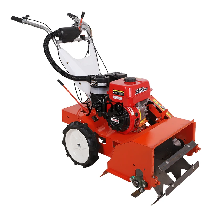 Lmm multifunctional gasoline lawn mower trenching and ridging hand-supported rotary tillage orchard loosening soil micro-tillage