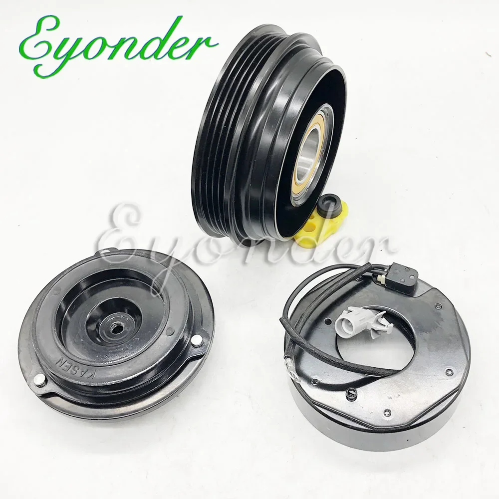 A/C AC Compressor Magnetic Clutch Pulley for Toyota Landcruiser 100 4.2L 1HD  HDJ100 UZJ100 Diesel 447170-3700 447200-1710