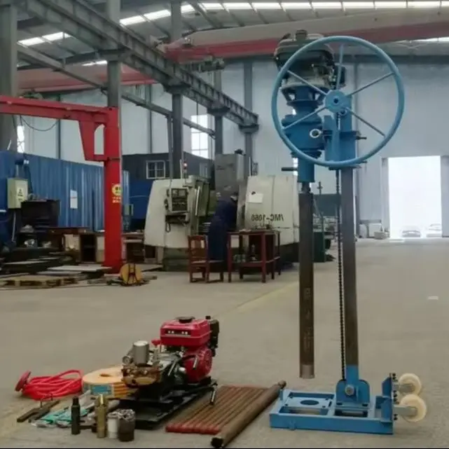 Customized New type High efficiency and work fast Light weight  sampling drilling rig
