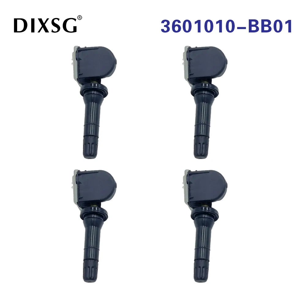 4 PCS 3601010-BB01 TPMS Sensor Car Tire Pressure Sensor 3601010 BB01 3601010BB01 3601010-BB01 with 433MHz for CX70