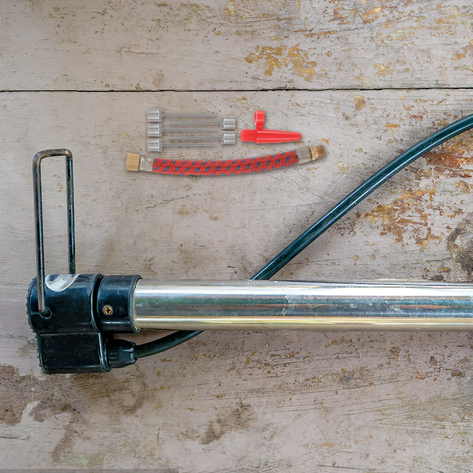 

1Set Computer Pump Adapter Tool Needle Valve Connector for Football Bicycle Tire Air Bed Inflation Extension Tube Air Input