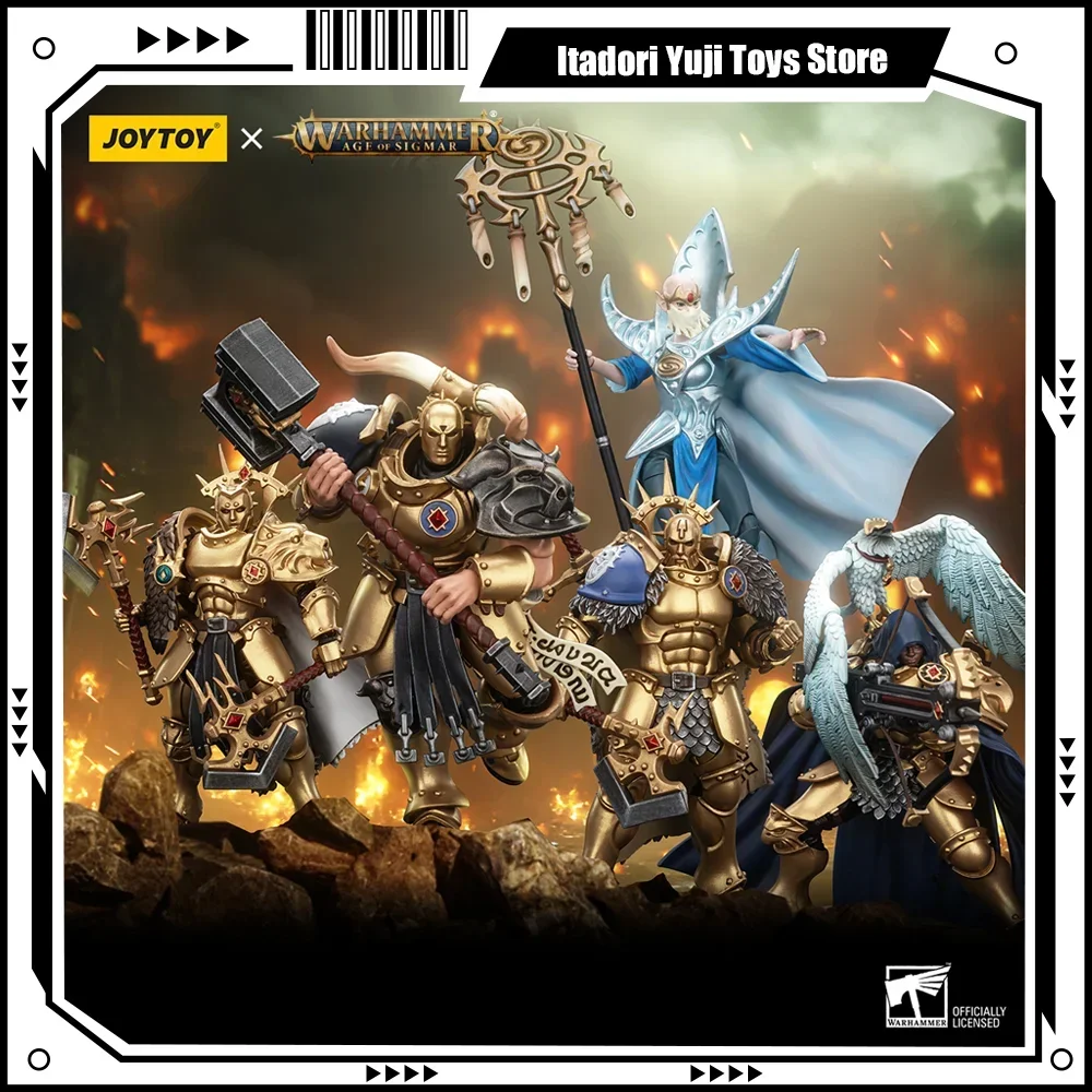 

[Предпродажа] JOYTOY Warhammer AGE OF SIGMAR Stormcast Eternals The Blacktalons Коллекционная модель аниме Военная игрушка с подвижными суставами