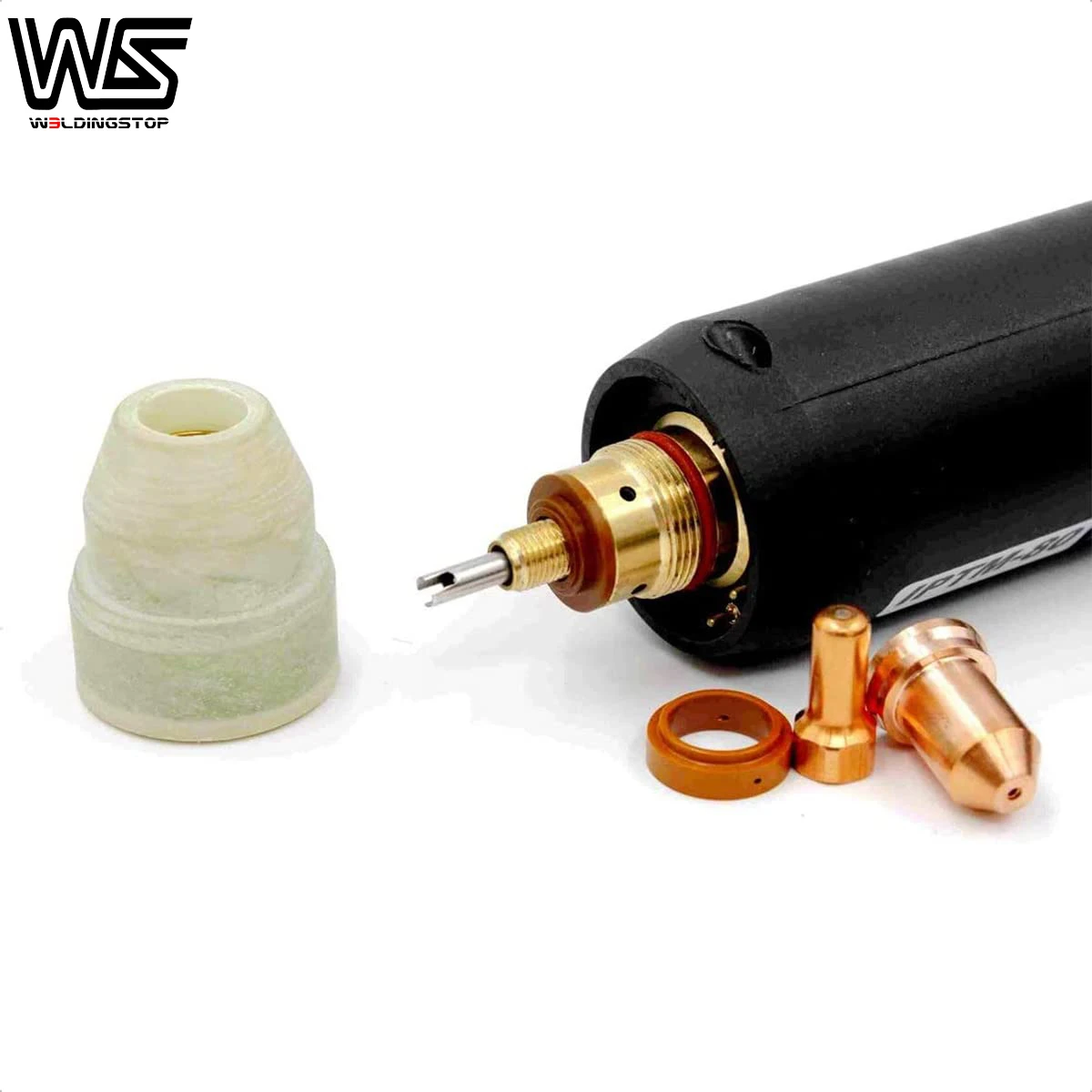 Imagem -02 - Cabeça de Tocha Reta com Cabo Cortador de Plasma Adaptador Central Masculino Corte de Máquina Pkg1 6m 20ft Comprimento Ptm80 Iptm90