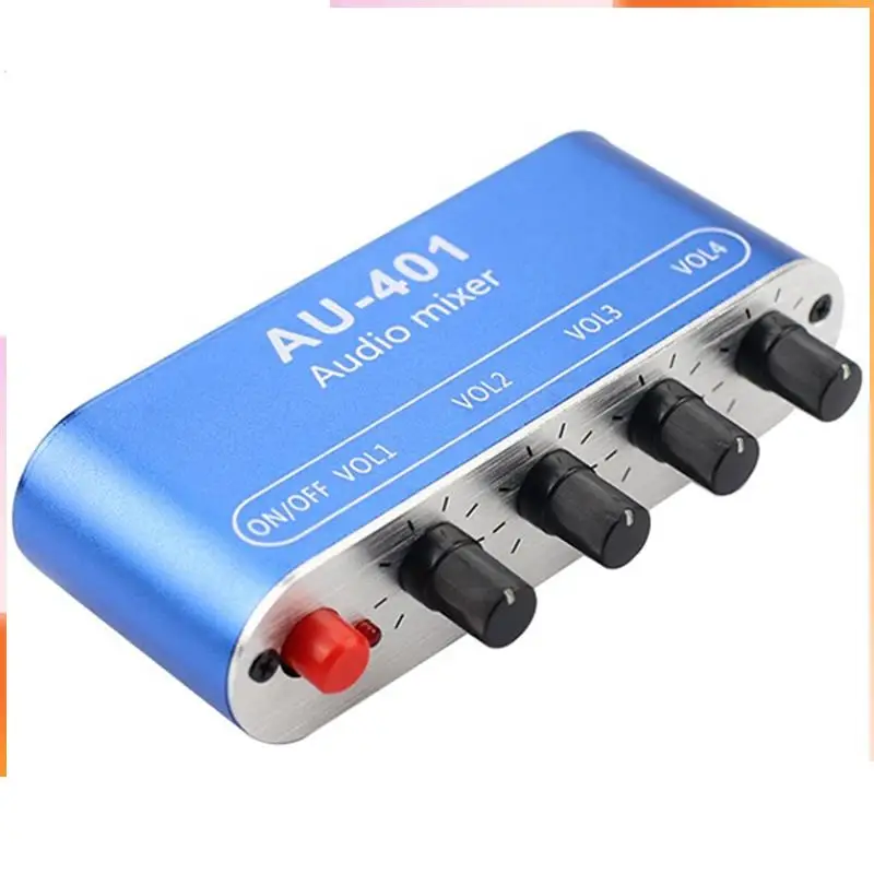 A92Z Stereo-Mixer (4 Eingänge, 1 Ausgang) steuert einzeln die Platine DIY-Kopfhörer-Verstärkergehäuse DC12V