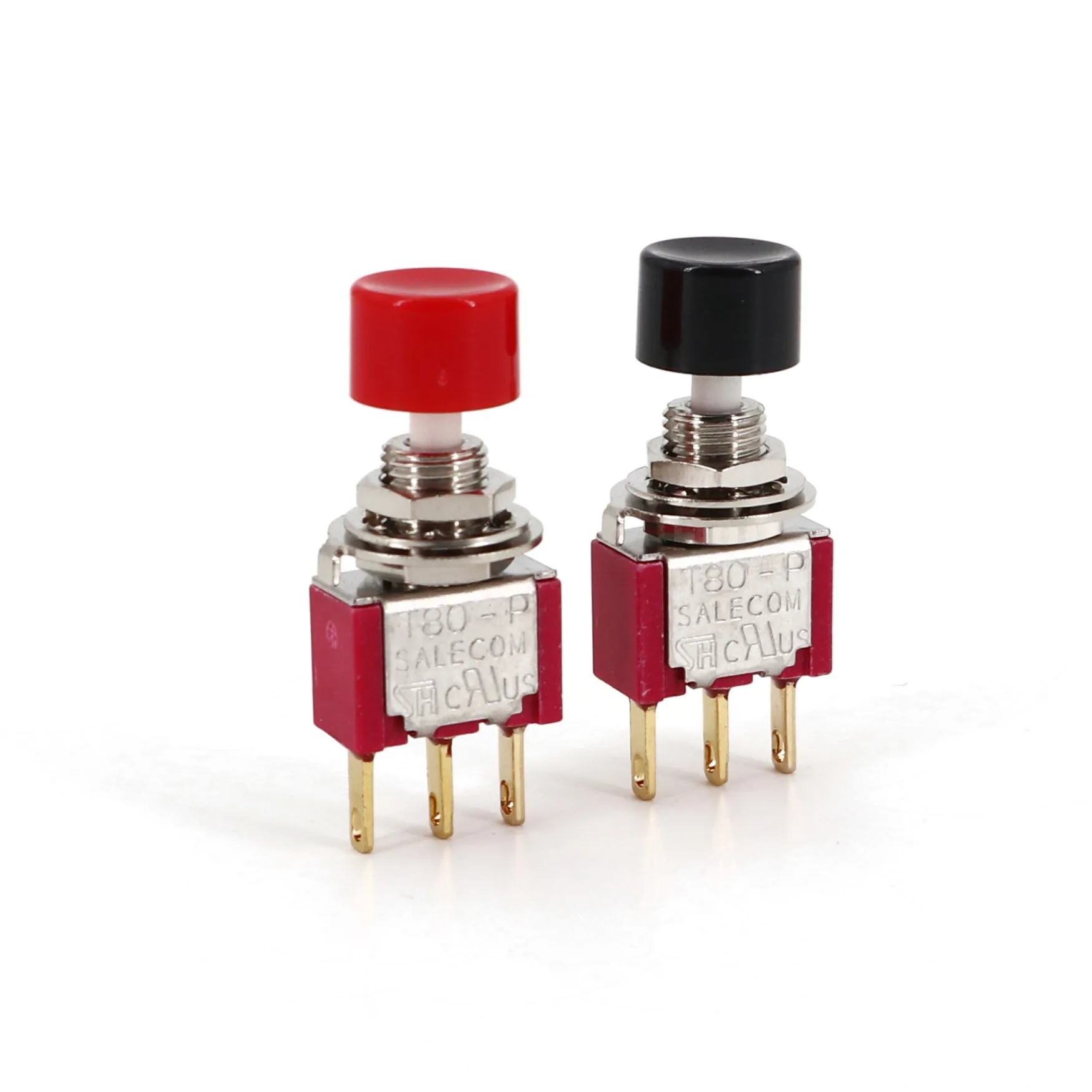 Salecom T80-P serii P8701 3-Pin Snap-działając kliknąć chwilowy i staje w sytuacji sam na sam mama Mini przycisk przełącznik