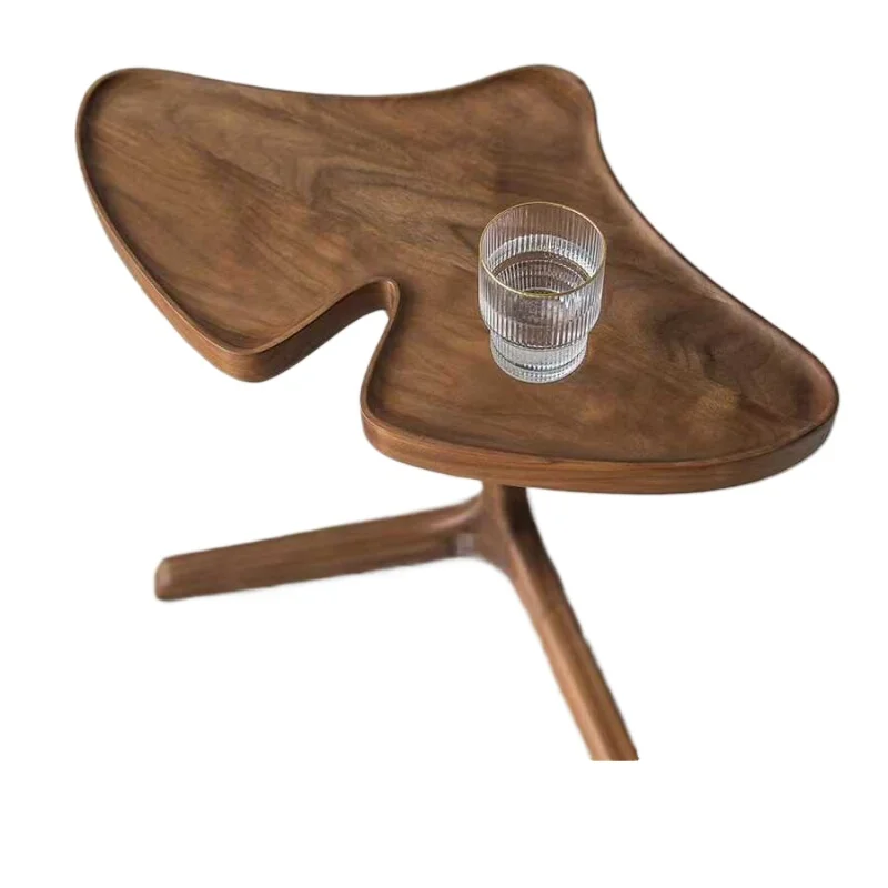 

*North American Black Walnut Living Room Side Table Next To The Sofa Decorative Small Coffee Table