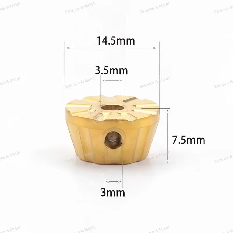1PCS Titanium Alloy Tapered Knob Motorcycle Direct Push Upper Pump Adjustment Knob Original Adjustment Knob TC4 High Hardness