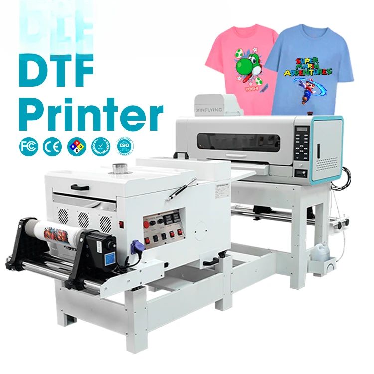 Stable Production 42cm DTF Printer with Honson Board Digital T-Shirt DIY  Printer  2 heads Dtf Printer with Shaker