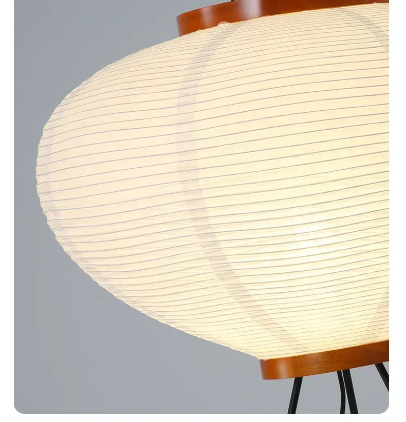 Japanese Retro Minimalist LED Floor Lamp Nordic Creative Lantern Living Room Bedroom Homestay Bedside Home Decoration Floor Lamp