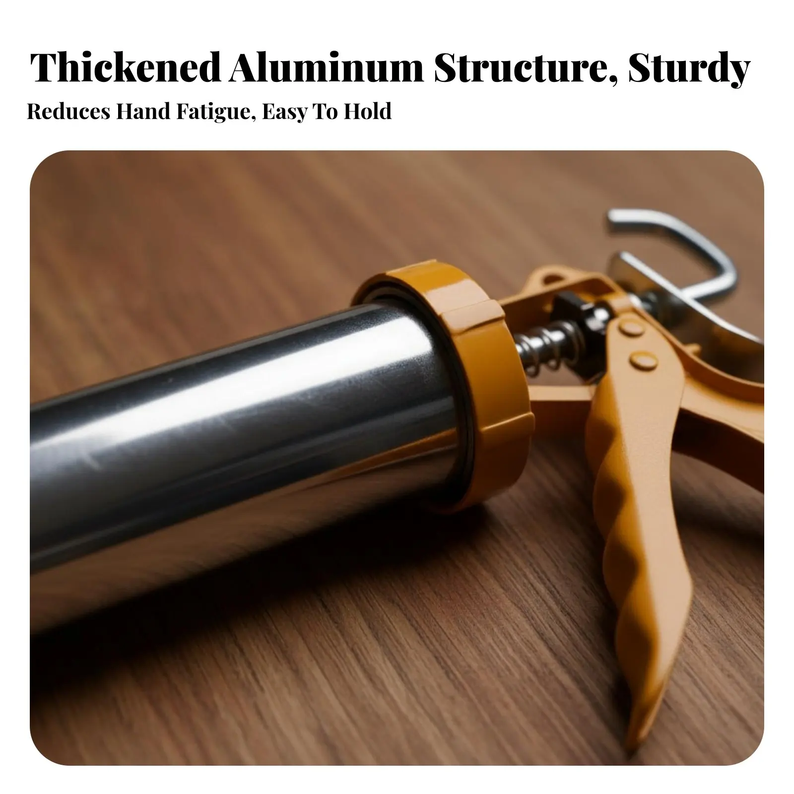 

Caulking 360° Rotation Sealant Construction Tool Rotating Barrel Sturdy Duty for Homeowners, Home Renovation, Roof Repair