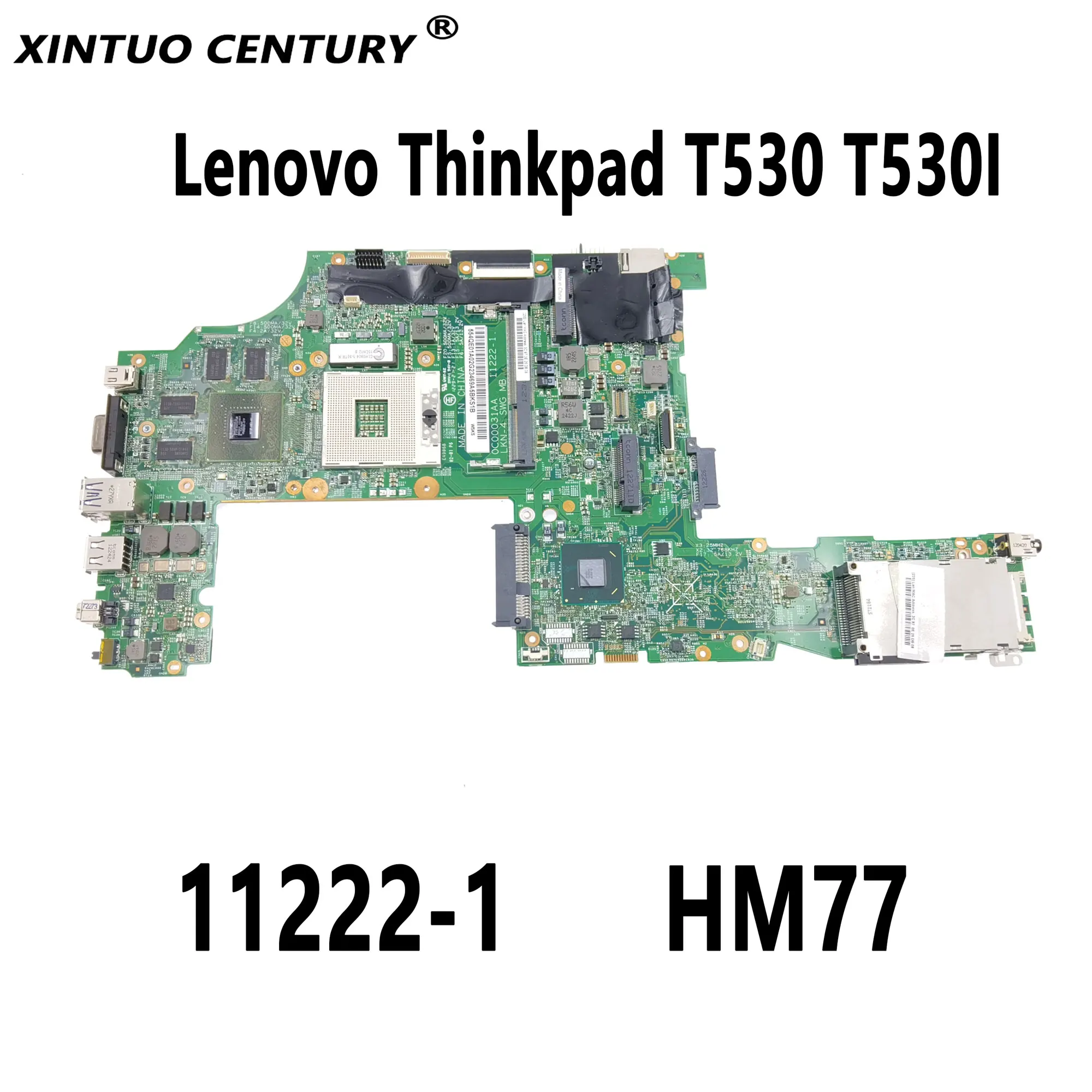 

For Lenovo Thinkpad T530 T530I Laptop motherboard 11222-1 SLJ8A N13P-NS1-A1 with HM77 1GB DDR3 100% Test Work