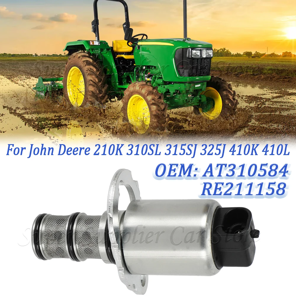 

1PC For John Deere 210K 310SL 315SJ 325J 410K 410L New Hydraulic Solenoid Control Valve AT310584 RE211156 RE211157 RE211158