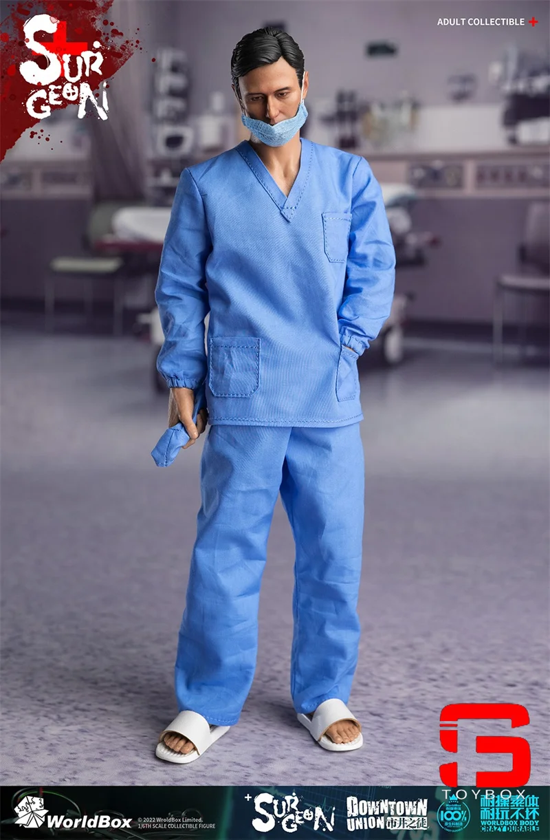 In Stock Worldbox AT039 1/6 Downtown Union Surgeon Action Figure Model 12'' Male Soldier Figurine Doll Full Set Collectible Toy