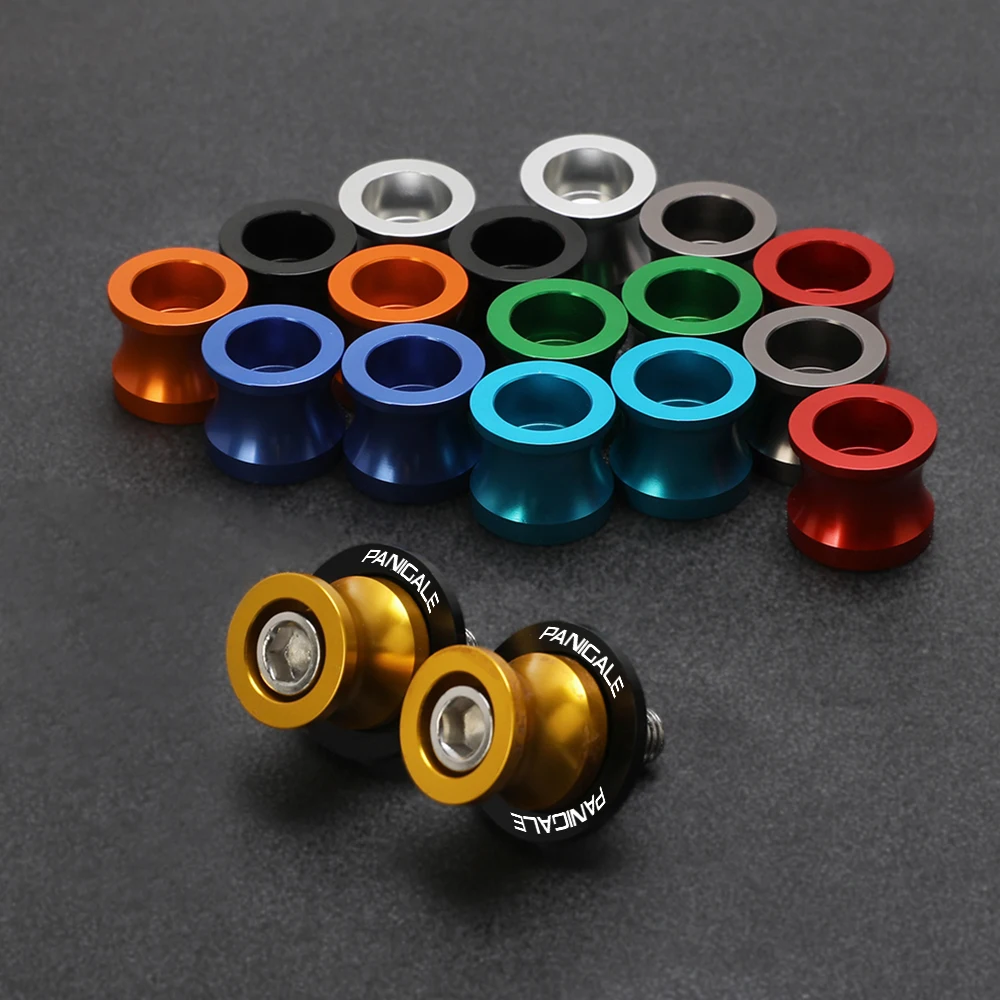 FOR DUCATI 1199 1299 899 959 Panigale S/SR V4 2012- 2023 2022 2021 MM Motorcycle accessories Swingarm Spools slider stand screws 4