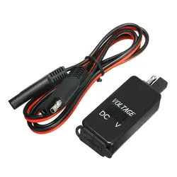 1X Motorcycle SAE to USB Cable Adaptor Voltmeter USB Charger Waterproof Fast Charging For Phone GPS Tablets Motorbike Accessory