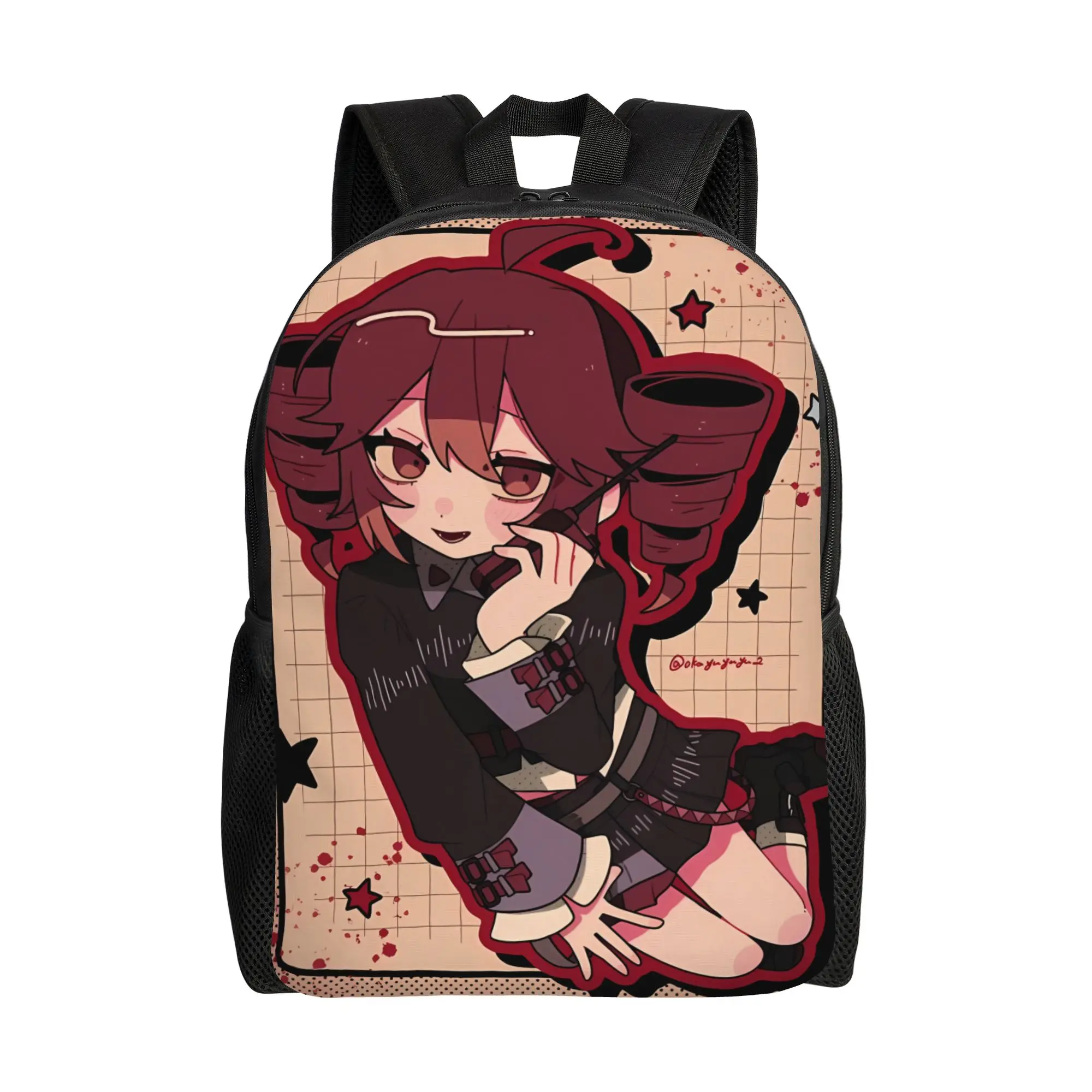 Kasane Teto Notebook Frame Anime Backpack  University Backpacks Men Design Big High School Bags Casual Rucksack