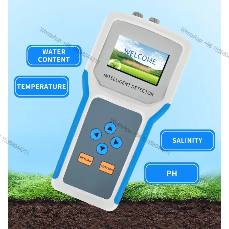 

Портативный детектор скорости почвы, температура и влажность питательных веществ Ph NPK Портативный ручной комплексный детектор