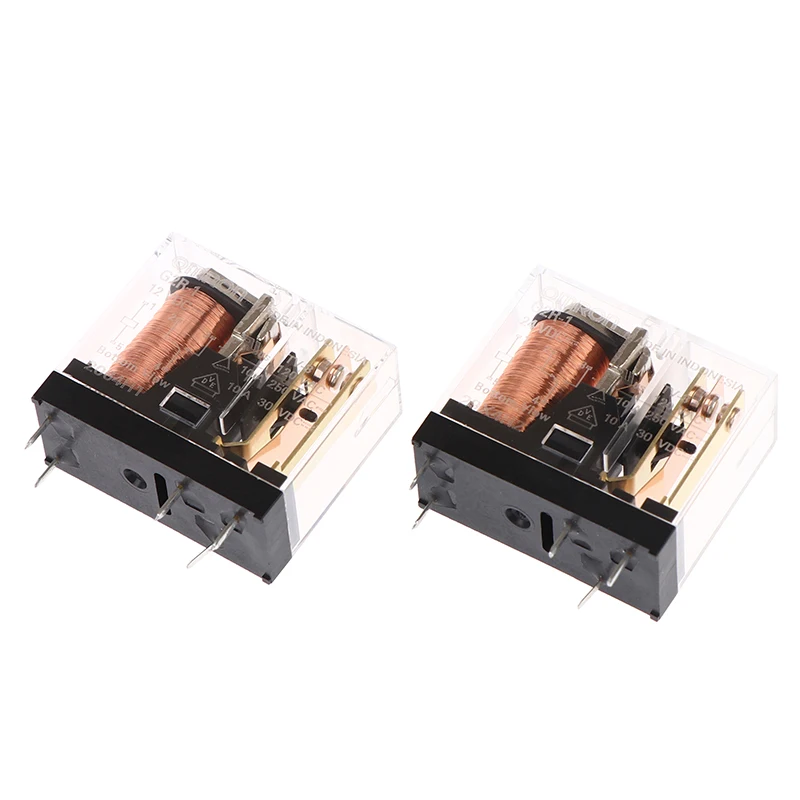 1Pc 5/8Pin 10A 250VAC Miniature Low-Power Relay G2R 12VDC 24VDC 12V 24V G2R-1 G2R-1-E DC12V DC24V Solder Terminals