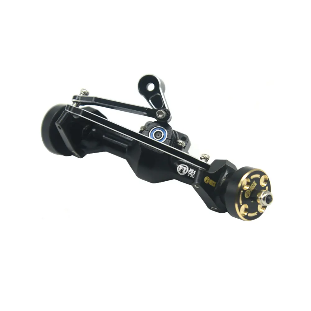 

Алюминиевая передняя и задняя ось Hot Team + ширина 4 мм с латунным противовесом и фланцевым подшипником для обновленных деталей Axial SCX30