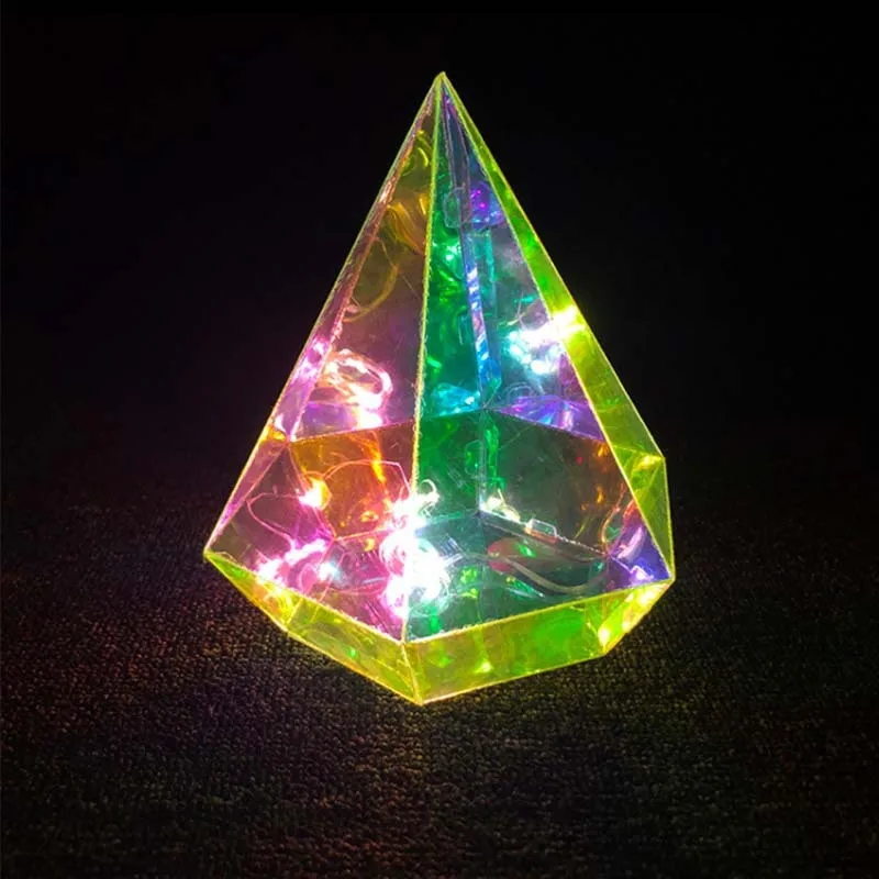 Event Party Supplies Iridescent Diamond Wall Hanging Decoration Wedding Gift Light Pendant Outdoor Background Christmas Decor