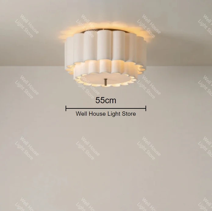 Wabi Sabi Hanglamp Stoffen Kroonluchter voor Woonkamer Eetkamer Slaapkamer Retro Bohemen Hanglamp geschulpte natuurlijke hanglamp