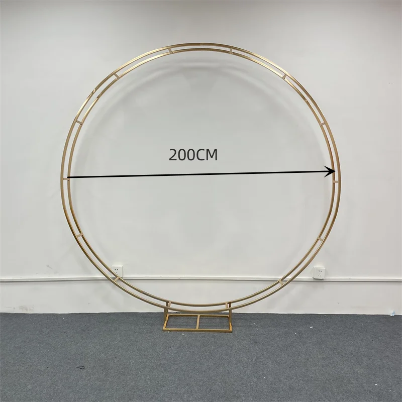 

Круг свадебная арка фон из кованого железа полка декоративный реквизит DIY круглый фон для вечеринки полка цветок с рамкой