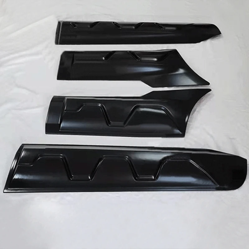 Black Car Door Protector For Ford Everest 2015 2016 2017 2018 2019-2021 Body Side Edge Guard Decorative Anti-scratch Protection