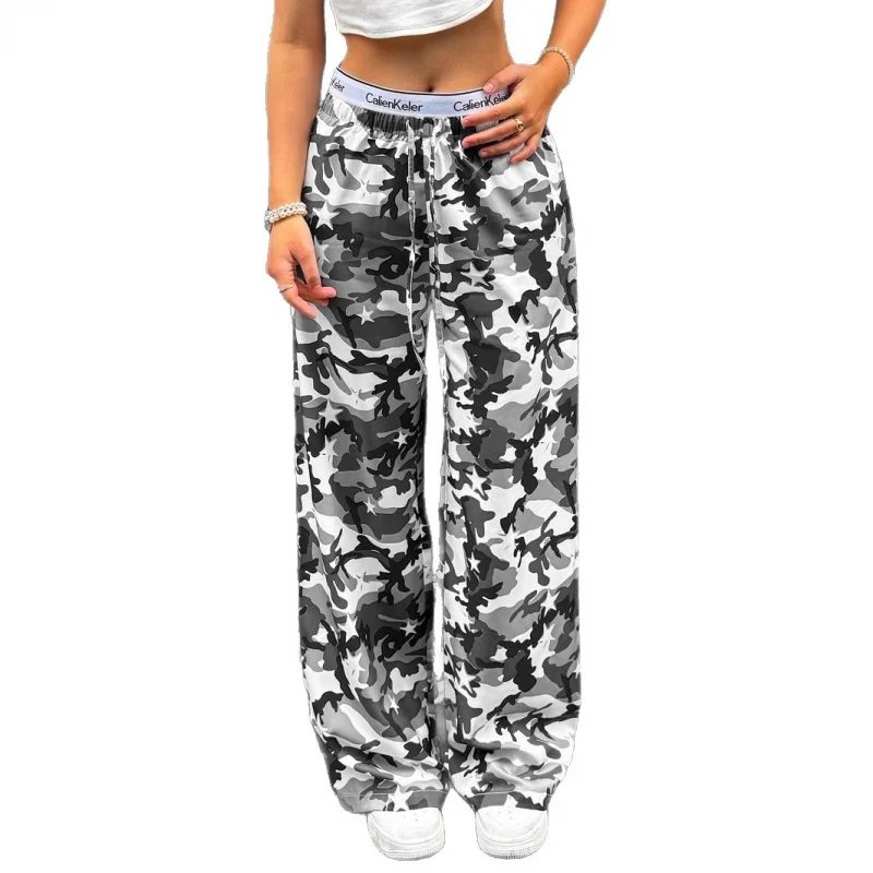 أوروبا وأمريكا/Hiyin ///موضة جديدة مموهة للتخسيس منخفضة الارتفاع ومستقيمة الساق #4