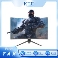 KTC H32S17 32 inch 1500R Curved Gaming Monitor 2560x1440 QHD 170Hz 16:9 ELED 99% sRGB HDR10 1ms MPRT Response Time Low-blue