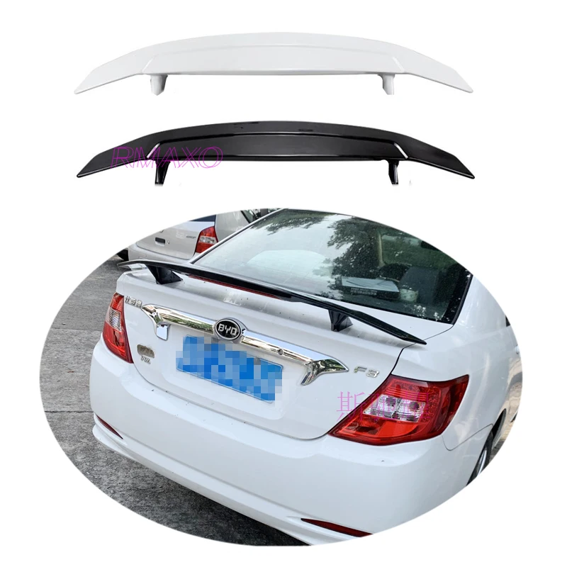 For BYD F3 Spoiler 2014-2018 BYD F3 TF High Quality Spoiler ABS Material Car Rear Wing Primer Color Rear Spoiler