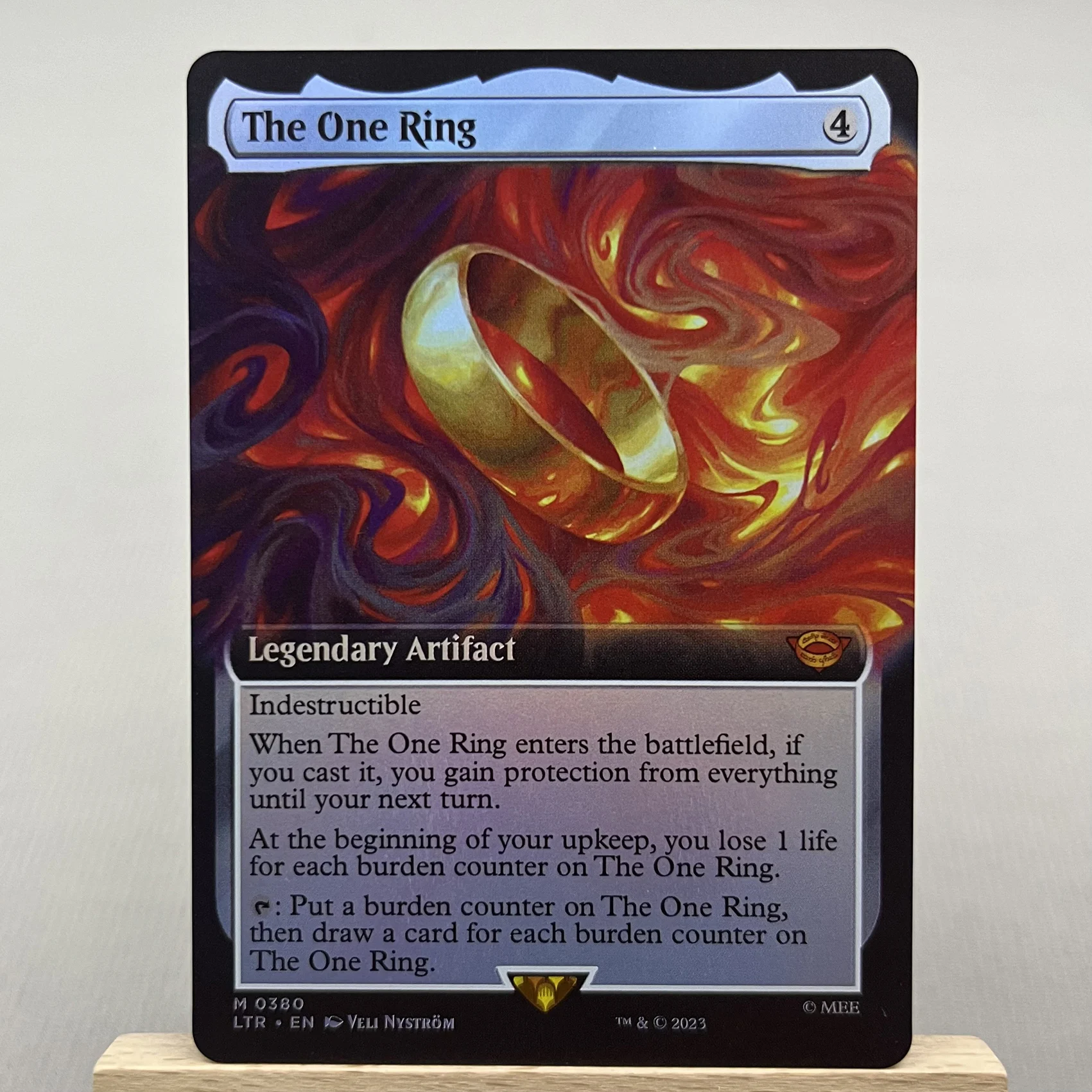 LTR LTC FOIL1-Ⅰ03 Tcg proxy magical cards The One Ring sol ring Sauron, the Dark Lord Orcish Bowmasters Mount Doom Gathering