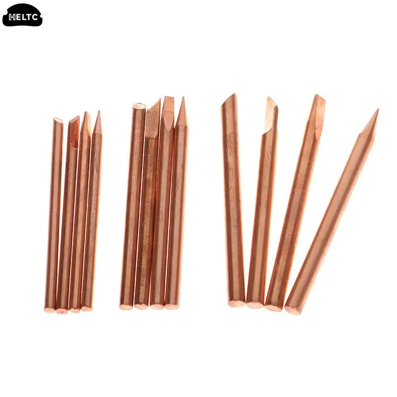 

4pcs/Lot 30/40/60W External Heat Solder Iron Tip B C D K Pure Copper Solder Head 30W 40W 60W Replacement Tip Welder Repair Tools