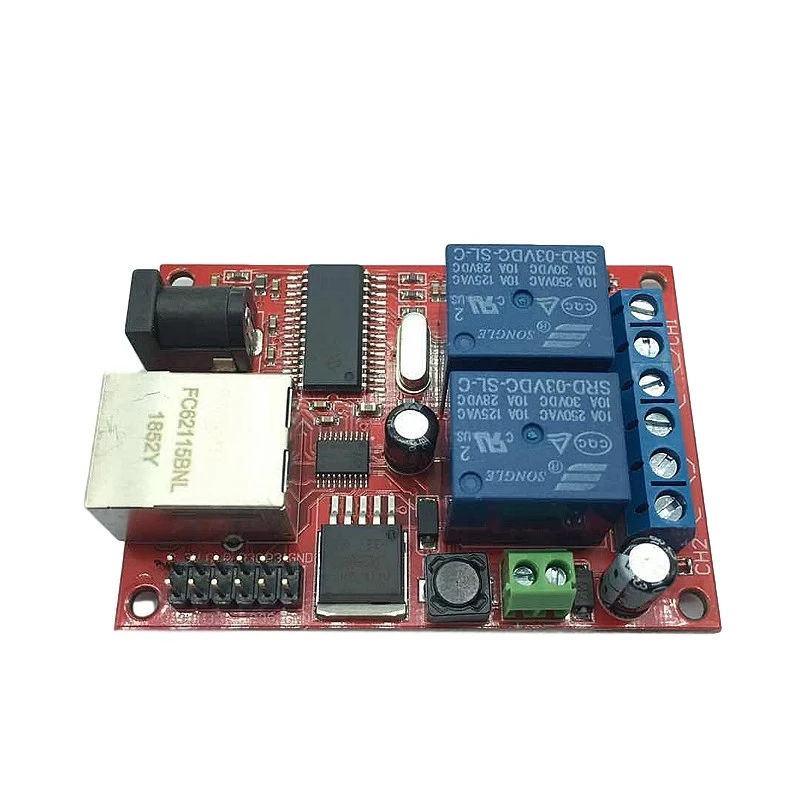 Remote Control 2-way Ethernet Relay, Network Switch, Delay TCPUDP Module Controller