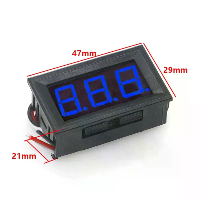 Digital Voltmeter DC 100V 10A Voltmeter Ammeter Dual Digital Volt Meter Gauge Electromobile Motorcycle Car