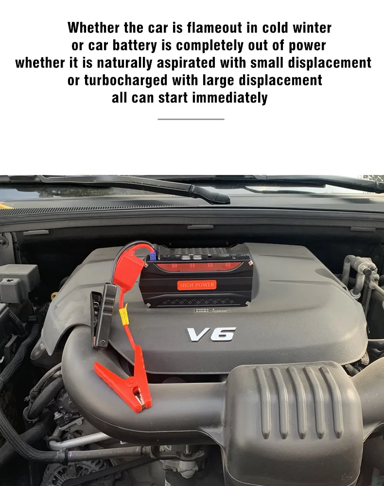 OBDIICAT ใหม่รถ Jump Starter High แบตสำรองรถที่ชาร์จแบตเตอรี่3.5L/6L รถฉุกเฉิน Booster ราคาเริ่มต้นที่อุปกรณ์