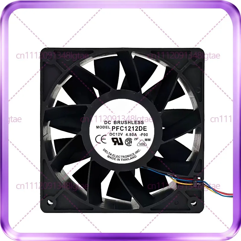 New For Delta PFC1212DE 12V 4.8A 12038 12CM Ultra Violent Industrial Equipment Cooling Fan