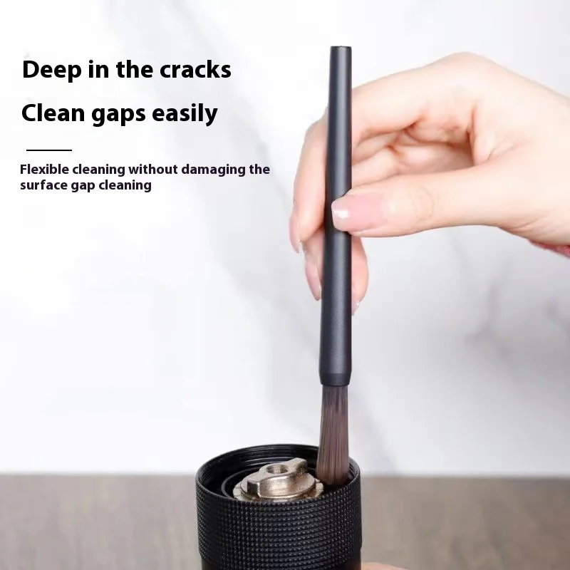【B】1Pc Manual Grinder Coffee Machine Cleaning Brush With/Without Powerful Eco-Friendly Balloon Blowing