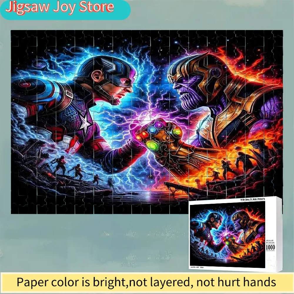 

Пазлы Captain Americapuzzle — идеальный выбор для игр, подарков, семейных интерактивных игр, украшения дома и т.д.