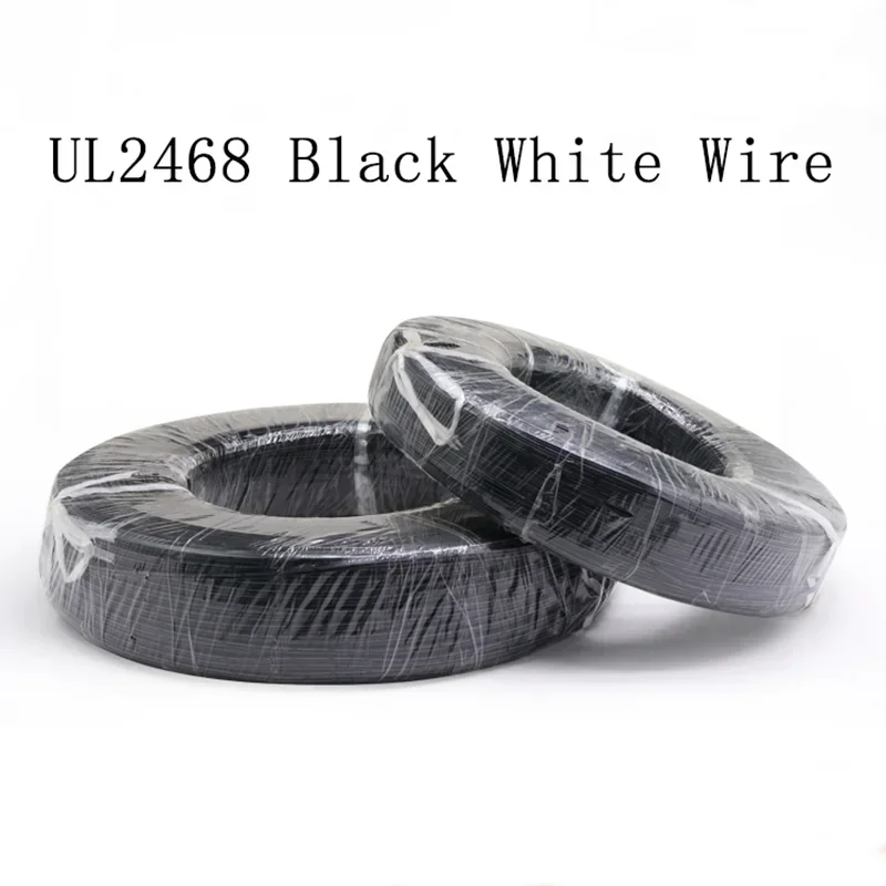 5m/10m/20m UL2468 2 Pins Electrical Wire Tinned Copper 16/18/20/22/24/26/28/30 Gauge AWG Insulated PVC Extension LED Strip Cable