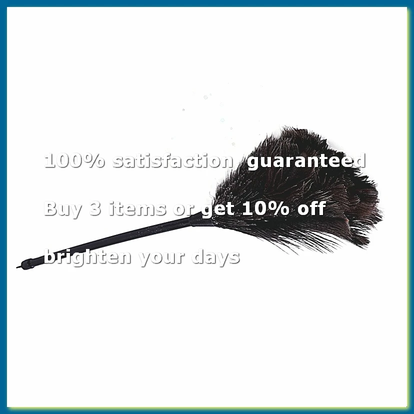 Ostrich Duster Dusters with Long Plastic Handle Cleaning Brush Tool Cleaning Duster Household Cleaning Tool
