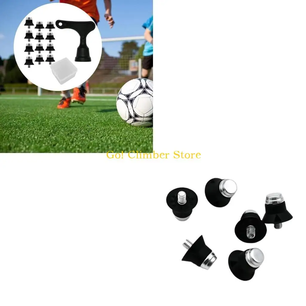 Q84C 12 pièces crampons Football en alliage d'aluminium crampons Football crampons botte Football crampons pour